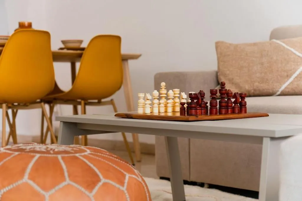 Апартаменты Bel Appart Hivernage Avec Belle Terrasse Марракеш