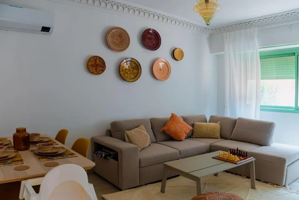 Апартаменты Bel Appart Hivernage Avec Belle Terrasse Марракеш Марокко